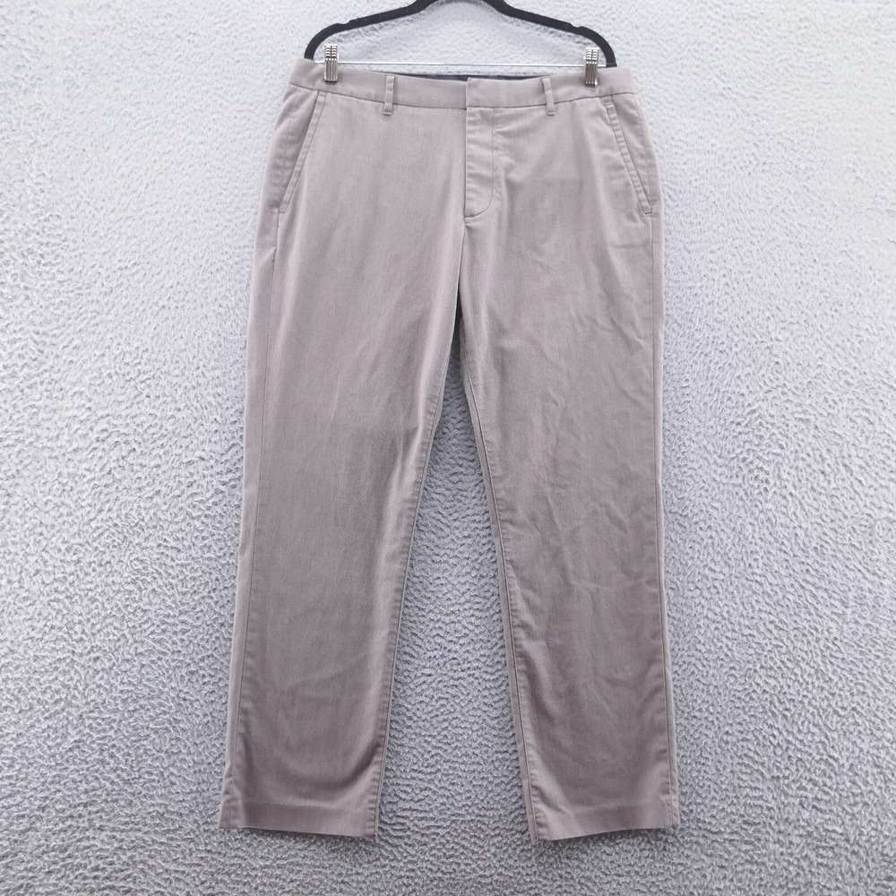 Bonobos Thursday Chino Pants Mens 35x30 Taupe Brown Stretch Cotton‎ Trousers